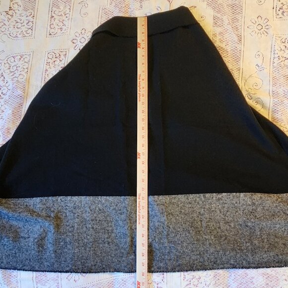 Coldwater Creek poncho,  multicolored & fringed - Picture 5 of 5